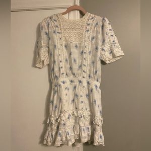 Blue and white love shack fancy dress